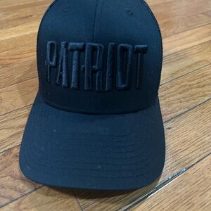 Official Patriot Gear Blackout Trucker Hat EUC